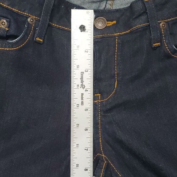 Forever 21 Y2k jeans women's size 27 size 4 US low rise dark jean Made In USA - Picture 12 of 15
